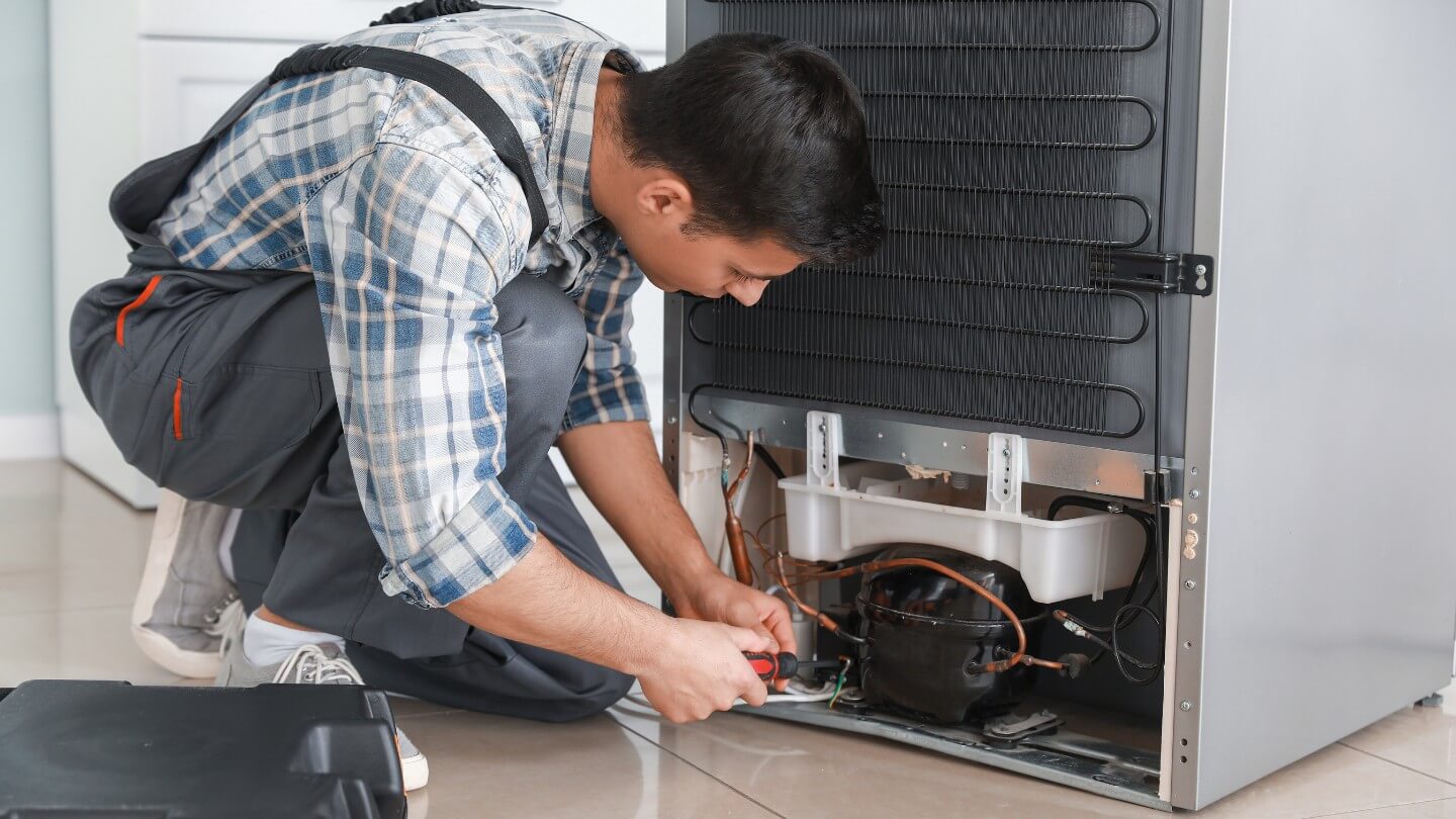 Sealed system refrigerator repair